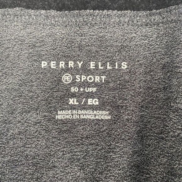 Mens Perry Ellis Sport Jogger Pants Caviar Heather Size XL UPF 50+ 3 Pockets New - Picture 3 of 15